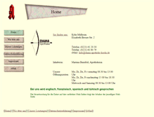 Tablet Screenshot of diana-apotheke-koeln.de